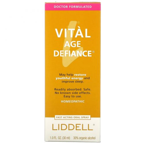 Liddell, Vital Age Defiance, Спрей для полости рта, 1.0 жидких унции (30 мл)