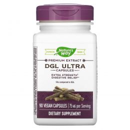 Nature's Way, DGL Ultra, 75 mg, 90 Vegan Capsules