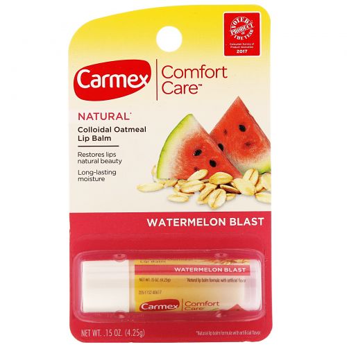 Carmex, Comfort Care Lip Balm, Watermelon Blast, .15 oz (4.25g)