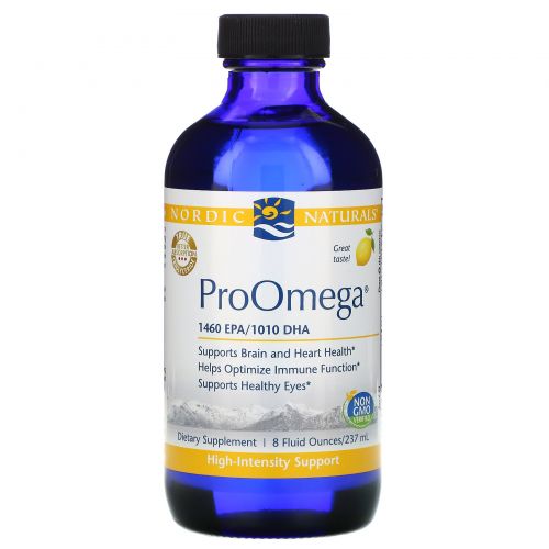 Nordic Naturals, ProOmega, Lemon Flavor, 8 fl oz (237 ml)