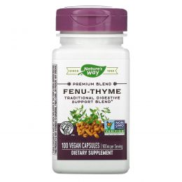 Nature's Way, Комплекс с пажитником и чабрецом Fenu-Thyme, 450 мг, 100 капсул