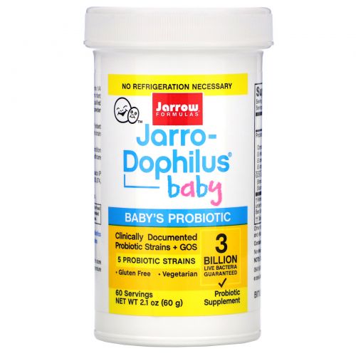 Jarrow Formulas, Jarro-Dophilus Baby, Baby's Probiotic, 3 Billion Live Bacteria, 2.1 oz (60 g)