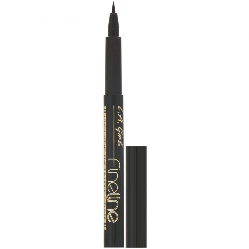 L.A. Girl, Жидкая подводка для глаз Fineline Liquid Eyeliner, цвет Black, 1,1 мл