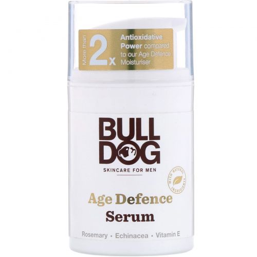 Bulldog Skincare For Men, Age Defence Serum, 1.6 fl oz (50 ml)