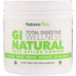 Nature's Plus, Быстродействующий порошок GI Natural, 0,38 ф. (174 г)