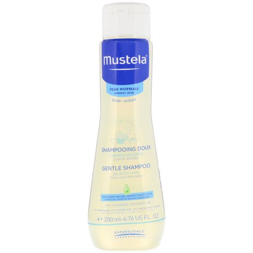 Mustela, Нежный шампунь для нежных волос малыша, 6,76 ж. унц. (200 мл)