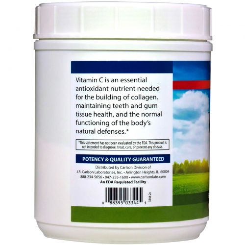 Carlson Labs, Витамин С в кристаллах, 35 унций (1000 г)