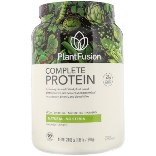 PlantFusion, Complete Plant Protein, натуральный, 2 фунта (908 г)