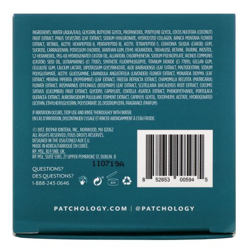 Patchology, FlashPatch Restoring Night Eye Gels, 30 Pairs