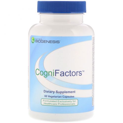 Nutra BioGenesis, CogniFactors, 60 Vegetarian Capsules