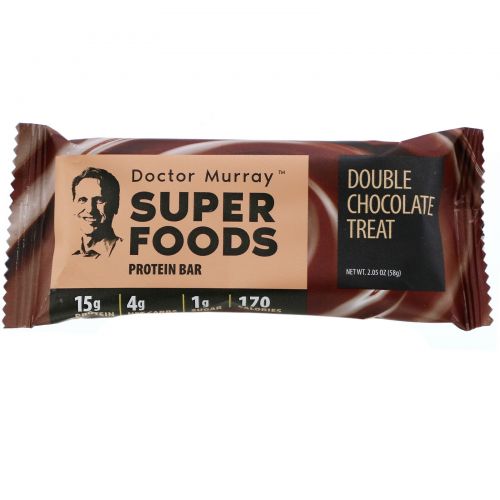 Dr. Murray's, Superfoods Protein Bars, Whey Protein Combo Pack, 12 Bars, 2.05 oz (58 g) Each