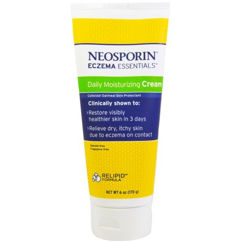 Neosporin, Eczema Essentials, ежедневный увлажняющий крем, 6 унций (170 г)