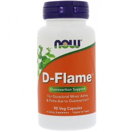 Now Foods, D-Flame, 90 растительных капсул