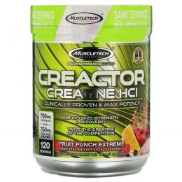 Muscletech, Creactor, экстремальный фруктовый пунш, 269 г (9,51 унций)