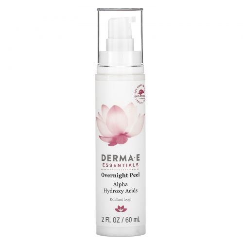 Derma E, Overnight Peel, Exfoliant Facial, 2 fl oz (60 ml)