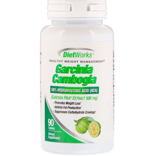 DietWorks, Garcinia Cambogia, 90 Tablets