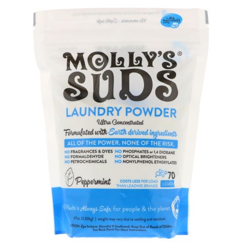 Molly's Suds, Laundry Powder, 70 Loads, 41.8 oz (1.18 KGS)