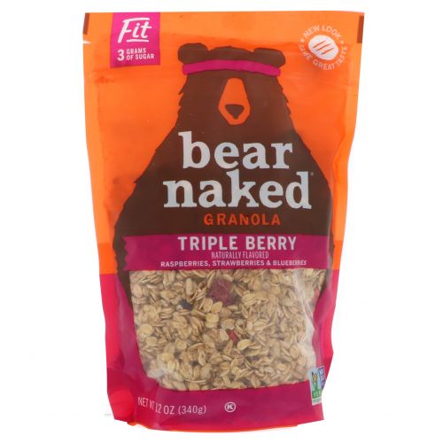 Bear Naked, Fit , 100% натуральная гранола с ягодами 12 унции (340 г)