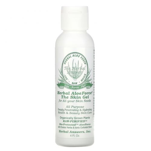 Herbal Answers, Inc, Herbal Aloe Force, гель для кожи, 4 жидкие унции