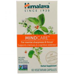 Himalaya Herbal Healthcare, Лечение мозга, 60 вегетарианских капсул