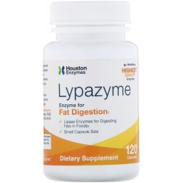 Houston Enzymes, Липазим, 120 капсул