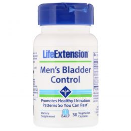 Life Extension, Добавка для контроля над мочевым пузырем, для мужчин, 30 вегетарианских капсул
