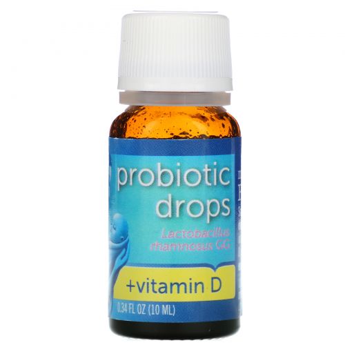 Mommy's Bliss, Probiotic Drops + Vitamin D, .34 fl oz (10 ml)