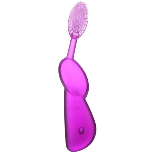 RADIUS, Original Toothbrush, Purple, Soft, Right, 1 Toothbrush