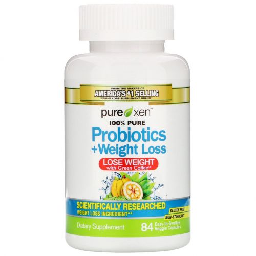 Purely Inspired, Probiotic + Weight Loss, 84 Easy-to-Swallow Veggie Capsules