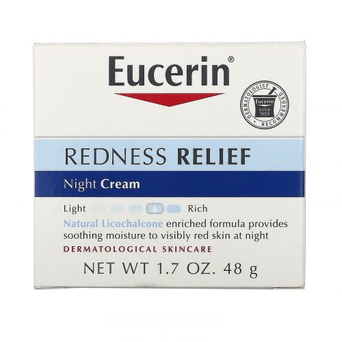 Eucerin, "Избавление от покраснения", дерматологическое средство по уходу за кожей, 1.7 унций (48 г)