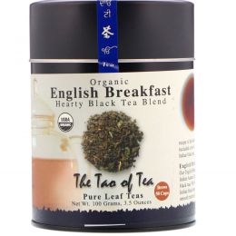 The Tao of Tea, 100% органический английский черный чай для завтрака 3.5 унции (100 г)