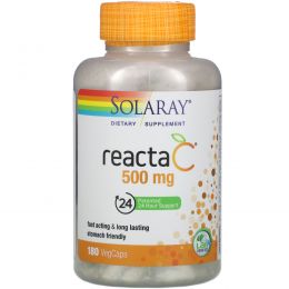 Solaray, Reacta-C, 500 mg, 180 VegCaps