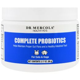 Dr. Mercola, Complete Probiotics For Pets, For Cats & Dogs, 3.17 oz (90 g)