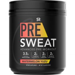 Sports Research, Pre-Sweat Advanced Pre-Workout, Watermelon Yuzu, 14.46 oz (410 g)