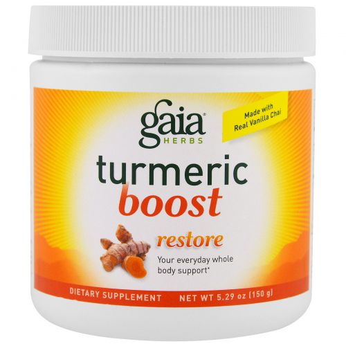 Gaia Herbs, Восстанавливающий крем TurmericBoost, 5,29 унции (150 г)