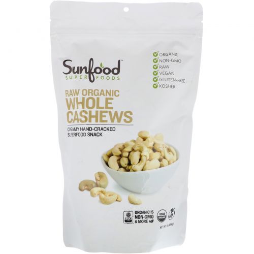 Sunfood, Cashews, 1 lb