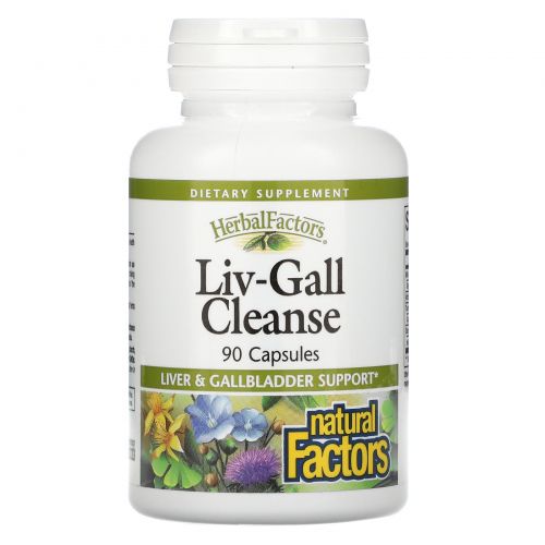 Natural Factors, Liv-Gall Cleanse, 90 капсул