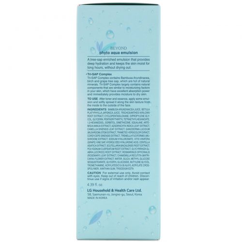 Beyond, Phyto Aqua, Emulsion, 4.39 fl oz (130 ml)