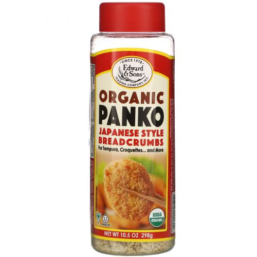 Edward & Sons, Original Organic Panko, японские панировочные сухари, 10,5 унции (300 г)