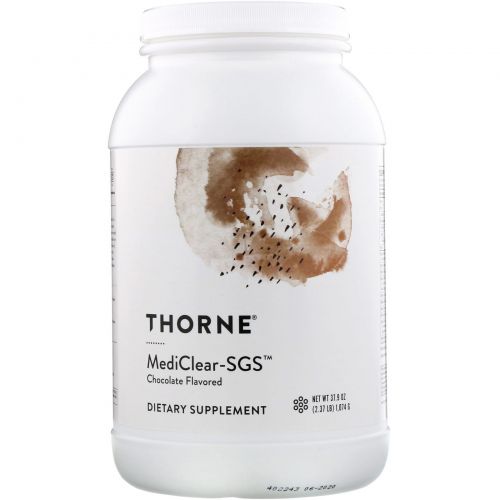 Thorne Research, Mediclear-SGS, шоколад, 37,6 унции (1,066 г)