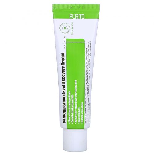 Purito, Centella Green Level Recovery Cream, 1.7 fl oz (50 ml)