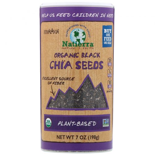 Himalania, Black Chia Seeds, 7 oz (198.5 g)