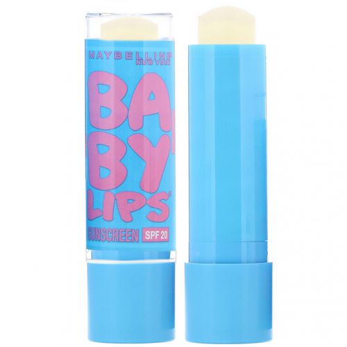 Maybelline, Baby Lips, увлажняющий бальзам для губ, с SPF 20, бесцветный 05, 4,4 г (0,15 унции)