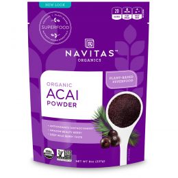 Navitas Organics, Органический порошок асаи, 8 унций (227 г)