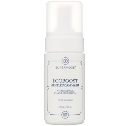 Supermood, Egoboost, пенка для умывания Gentle Foam Wash, 120 мл