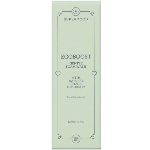 Supermood, Egoboost, пенка для умывания Gentle Foam Wash, 120 мл