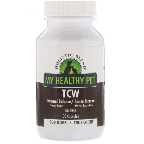 Holistic Blend, My Healthy Pet, Natural Wormer, For Dogs & Cats, 30 Capsules