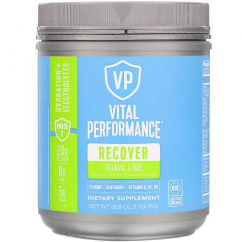 Vital Proteins, Performance, RecoveryWave, лайм и гуава, 761 г (26,8 унции)