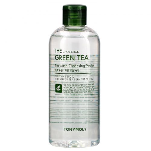 Tony Moly, The Chok Chok Green Tea, No-Wash Cleansing Water, 300 ml