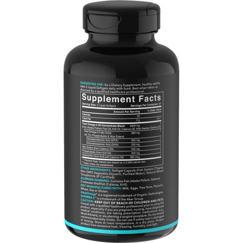 Sports Research, Total Omega-3, 120 Softgels